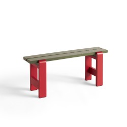 WEEKDAY DUO bench - olive / wine red