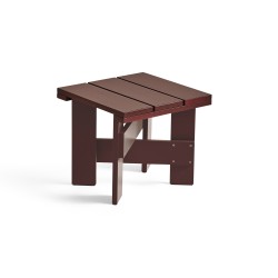 CRATE low table - iron red