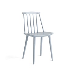 J77 chair slate blue lacquered beech