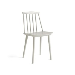 J77 chair warm grey lacquered beech