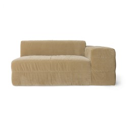 Module BRUT right armrest - cream velvet