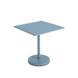 LINEAR 70x70 cm Café Table - Pale blue