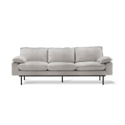 RETRO 3 seater sofa - Sneak light grey