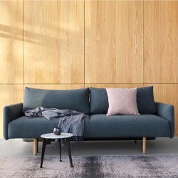 FRODE sofa bed with armrests