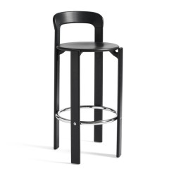 REY bar stool - deep black