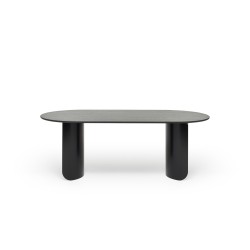 Table PLATEAU OVAL - black