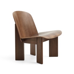CHISEL Lounge Chair - Walnut