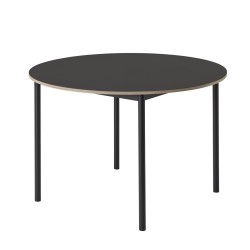 Table BASE ronde noire - Ø 90