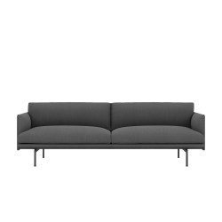 OUTLINE 3 seater Sofa - Remix 163