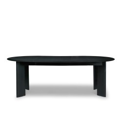 Table BEVEL extensible hêtre huilé noir