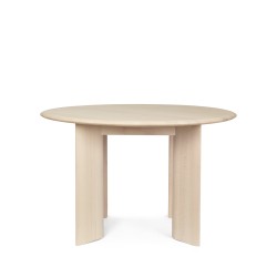 Table BEVEL extensible hêtre huilé blanchi