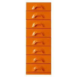 Commode DRAWERS 8 - tangerine