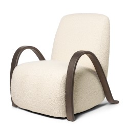 BUUR Lounge Chair - Nordic Bouclé off-white