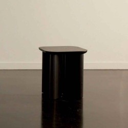GARANCE Side Table - black lazurated ash