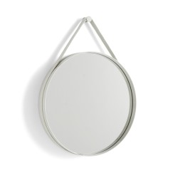 Miroir STRAP N°2 - gris clair