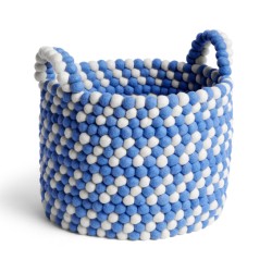 BEAD Basket - blue dash