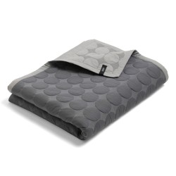 MEGA DOT Bed Cover - Dark Grey