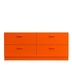 RELIEF Chest of drawers - low