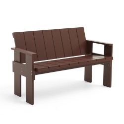 CRATE dining bench - iron red