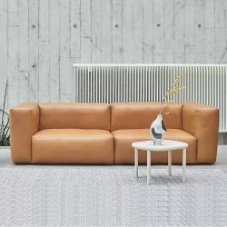 MAGS soft sofa - 2,5 seater - Cognac leather