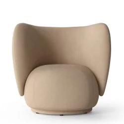 Fauteuil lounge RICO - Brushed