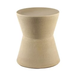 Beige side table PAWN