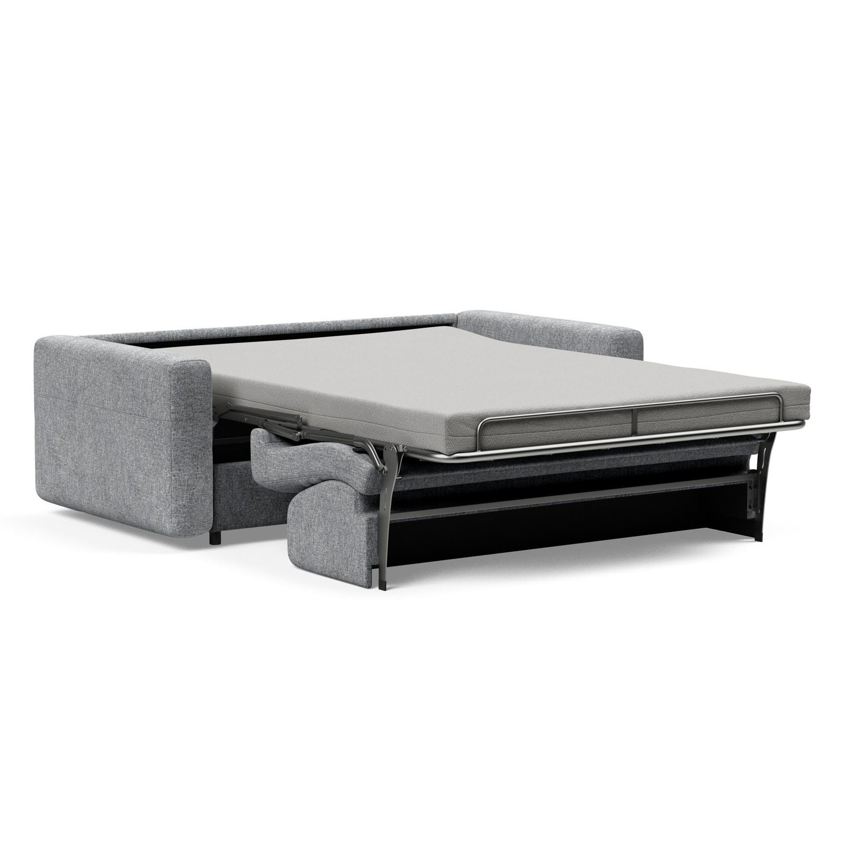 Compact Memory Foam Sofa Bed with USB Charging Ports