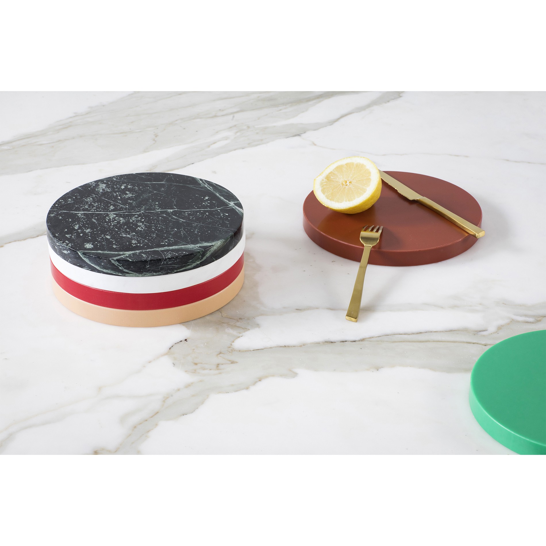 Lot De 3 Dessous De Plat En Liège Ronds 16 Cm - Résistants à La Chaleur, Antidérapants - Pour Table Et Protection Surfaces